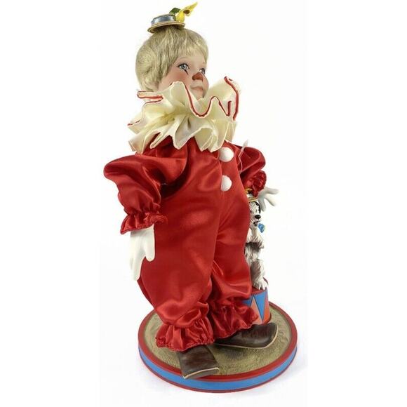 Tommy the Clown Porcelain Doll McClelland Children's Circus Reco Knowles 10" - Picture 6 of 10